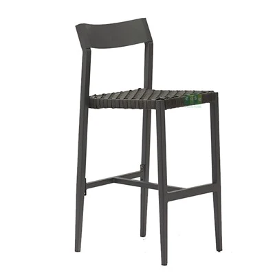 Aluminium Rattan Niaj hnub Sab Nraud Bar quav