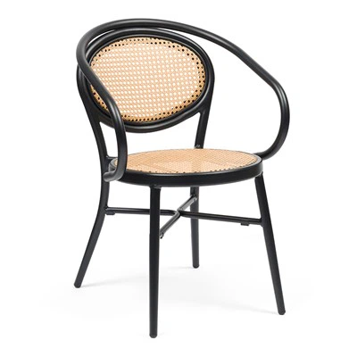 Wicker Style Sab nraum zoov Dining Chairs