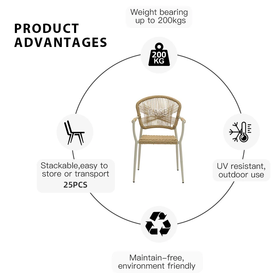 Outdoor Stackable Cafe Chairs price